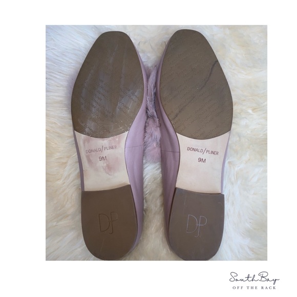 Donald J Pliner Lilian Loafer Furry Flats - Picture 6 of 6